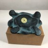 Japanese Cast Iron Green Pond Turtle Figure Statue Paperweight Home