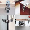 ITROLLE 4PCS 90 Degree Tool Box Hood Locks Latches Stainless