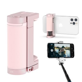 Just Mobile JM-GP200PK Multi-functional Camera Grip2 Selfie Stick Bluetooth Selfie Stick Remote Control Shutter Tripod Screw Hole Pink Sand