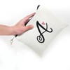 A-Z - Bolsa de cosméticos con combinación de letras bordadas,