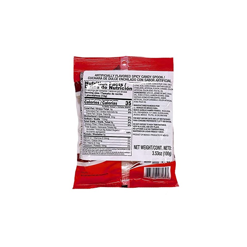 MDM SPOONS WITH TAMARIND CANDY (CUCHARAS)24CT 8.47 BAG