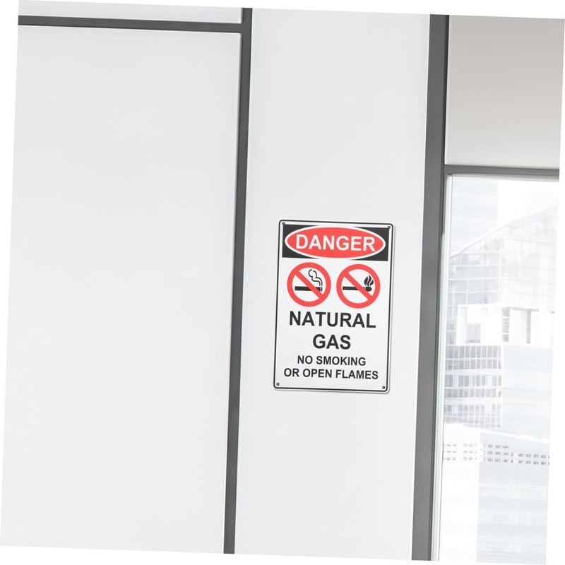 VILLFUL Public No Smoking Sign Caution Sign Wall Mounted Non-smoking
