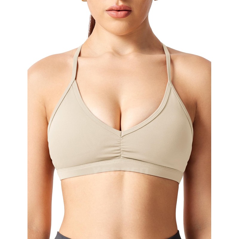 YEOREO womens, Light Khaki, Small