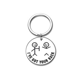 Dohia Best Friend Keychain Funny Gifts I Got Your Back Stick Figures for Friends Companion Daughter Son Families Women Men Christmas Birthday Valentine Graduation Christmas Birthday Gifts ST3-PYLWYSK