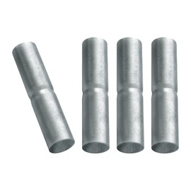 1-3/8" x 6" Top Rail Sleeve, VIVIDA Chain Link Fence Top Rail Sleeve, for 1-3/8" OD Rail/Pipe, Galvanized Steel, 4 PCS