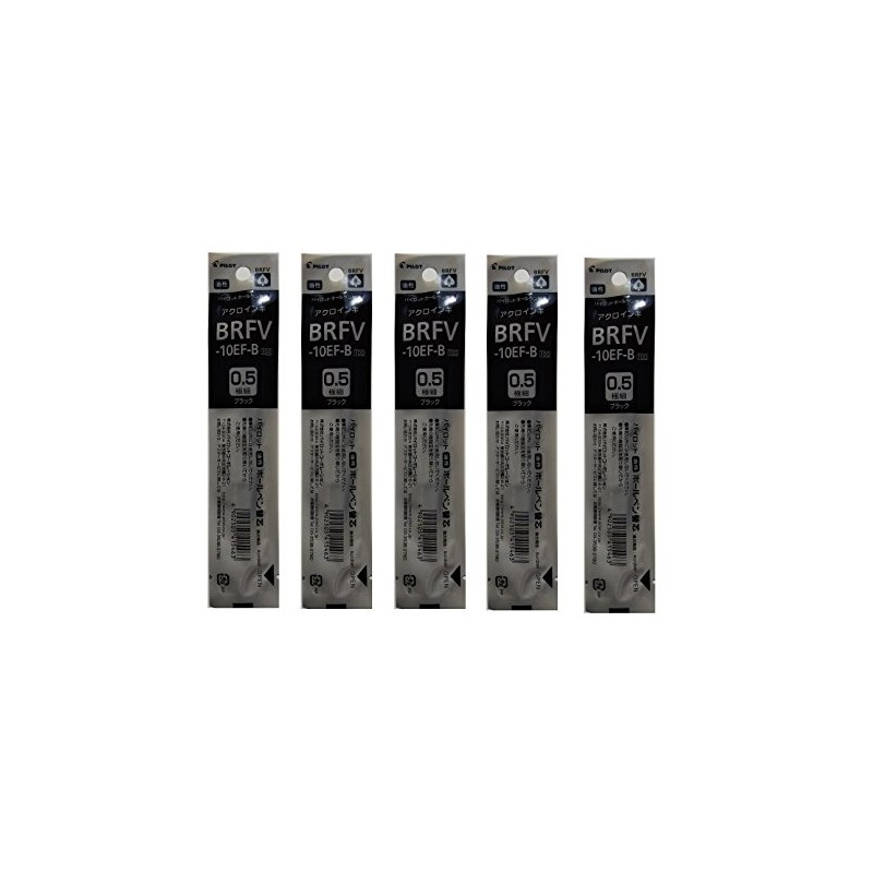Pilot BRFV-10EF-B Oil-based Ballpoint Pen Refills, 0.5 mm, Acro Ink,