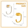 Pack of 2 Bag Holder for Table, Foldable Bag Hook,