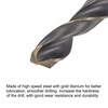 TA-VIGOR 14mm Hex Shank Twist Drill Bit Set, 1/4 Inch