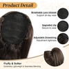 Flufymooz Ponytail Extension for Women, 20 Inch Drawstring Ponytail Hair