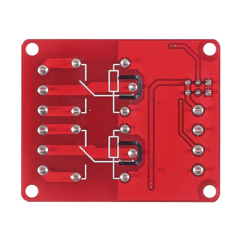 AEDIKO 4pcs DC 5V Relay Module 2 Channel Relay Board