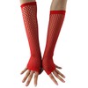 BundleMall 12pcs Set Womens Fingerless Fishnet Gloves Costume Party Accessories