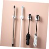 Ipetboom 3pcs Wall Mounted Broom Holder Mop Clamp Slip Clips