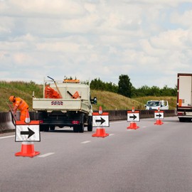 RoadHero [12 Pack] Traffic Cone Sleeve with Pockets, Orange Traffic Warning Sign Cover for Outdoor Activity Warning, Construction Signs, Sports Training, Parking Lots