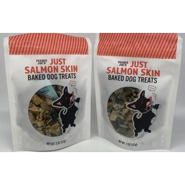 Generic Trader Joe's Just Salmon Skin Baked Dog Treats 2oz (Pack of 1)