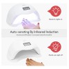 Lampara De Uñas Uv Profesional Secador Uñas Led Con Pantalla