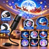 Christmas LED Projector Light – Adjustable Santa Claus and Christmas