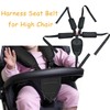 Universal 5 Point Harness Seat Belt for High Chair,Seatbelt Crotch