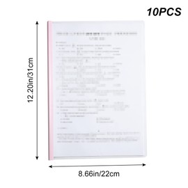 Folder Slider, A4 Sliding Bar Binder, Plastic A4 Sliding Bar Binder, A4 Plastic Report Covers, A4 Sliding Bar Binders, Sliding Bar Binders, A4 Clear A4 Sliding Bar Binders, Pack of 10