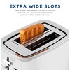 GE 2 Slice Toaster, Extra Wide Slots for Toasting Bagels,
