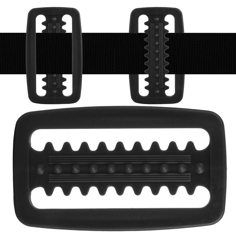 Baxnore 2PCS ABS Diving Weight Belt Buckle, Slide Keeper with