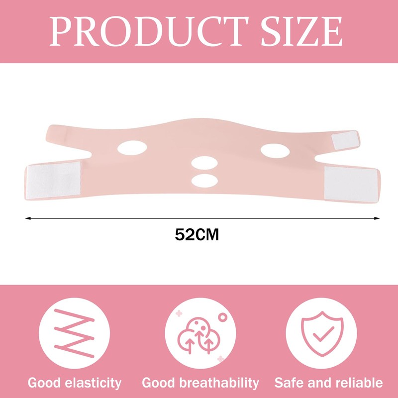 EUYKQNOI V-shaped double chin remover mask, face tape lifting face,