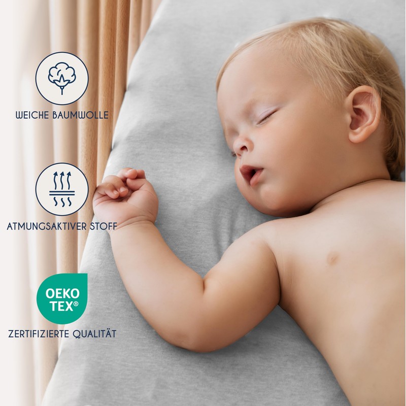 Dreamzie Fitted Cotton Sheet with Elasticated Waistband