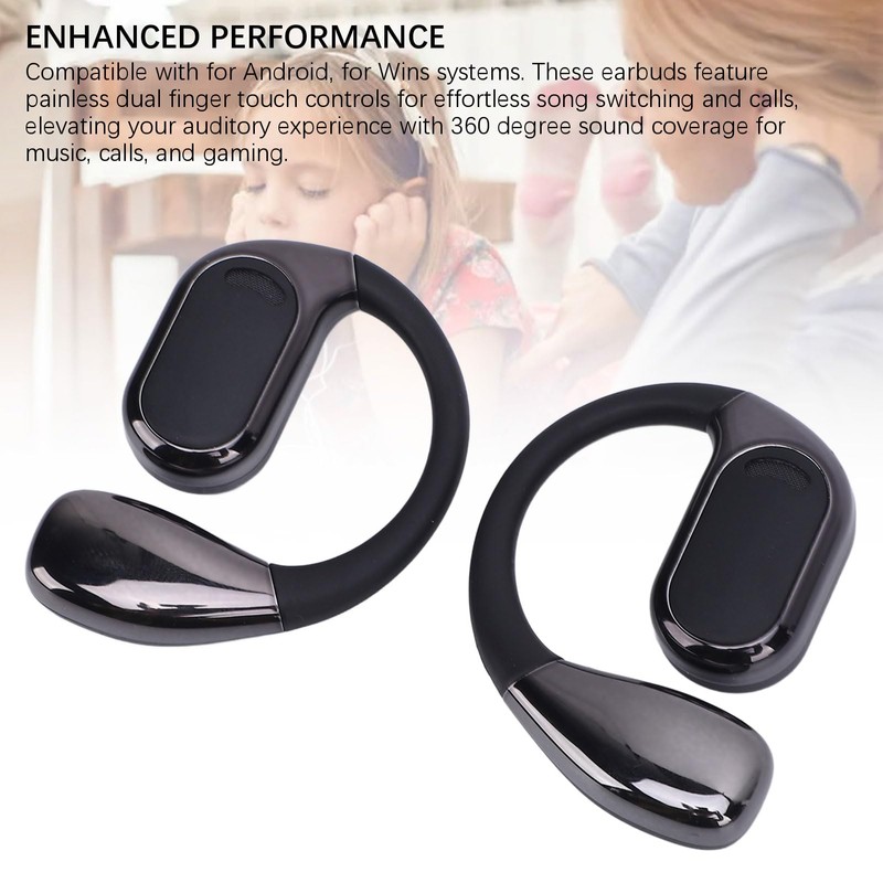 Pyhodi Real Time Language Translator Earbuds, Open Ear AI Translation