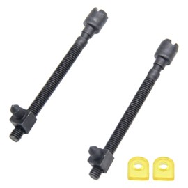 JIUDANI Chainsaw Parts Pack of 2 Chain Adjuster Tensioner Screws Replacement for Husqvarna 42, 44, 50, 51, 55 Rancher, 234, 238, 242, 246, 133, and 444 - Part Numbers 501537101 and 501546301