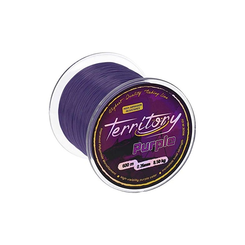 Mikado Territory Carp Fishing Line Purple 600 m 0.26-0.40 mm