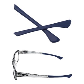 TenDye Replacement Earsocks Temple Sleeve for Oakley AirDrop OX8046 OX8065 Eyeglasses Frame, Blue Rubber Ear Sleeves
