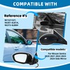 Black Left Driver Side Mirror Replacement For Nissan Sentra 2020