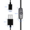 JacobsParts 3A USB Type C Cable On/Off Power Button Switch