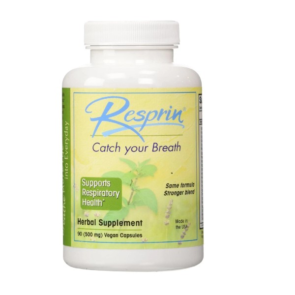 Resprin Respirin Traditional Herbal Blend for Natural Breathing Enhancement, 500mg,