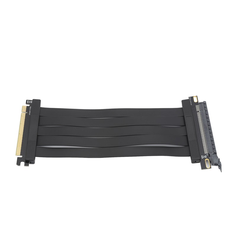 PCIE 4.0 X16 Extender 180 Degree 26GB/s 7.9in Long Gold