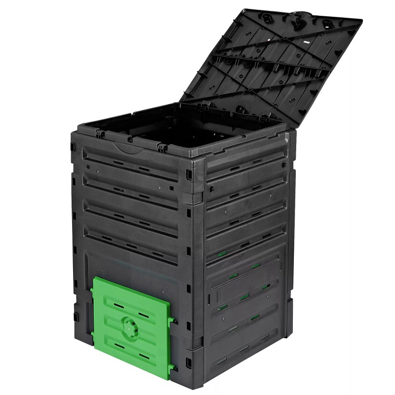Segawe Compost Bin 120 Gallon Large Outdoor Composter PP Material