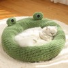 Pet Cave Bed Cute Cartoon Pet Bed Soft Breathable Plush