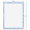 Blue Alluring Border Letter Papers - Set of 25 spring