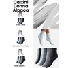 Locks Milano 6 Pairs Short Socks in Wool Blend and
