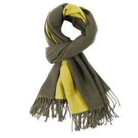 XYNAME Reversible Scarf,Winter Scarf for Unisex,Pashmina Shawl and Wrap for Women Thick Soft Larger Scarves