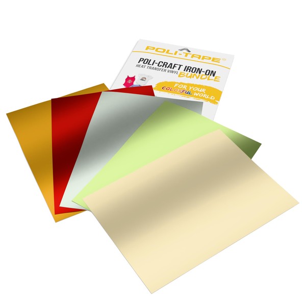 Poli-craft iron-on bundle bright Christmas - 5 x Poli-flex® Turbo®,