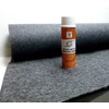 4ft x 15ft Grey Speaker Box Carpet + Spray Adhesive