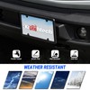 Klutchtech 2021 2022 2023 Bronco License Plate Holder Mount Front