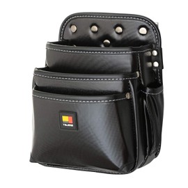 Tajima SFKBN-3L Removable System Detachable Waist Bag, 3 Tiers, High Density Nylon, Resistant to Moisture, Easy to Put on and Take Off Later, Easy to Install on Belt, Easy to Change Back Tools, Choose