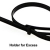 Easy Release Cable Ties 4.8 mm x 220 mm Releasable