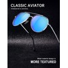 Aviator Sunglasses for Men and Women Trendy Polarized Aviator Sunglasses