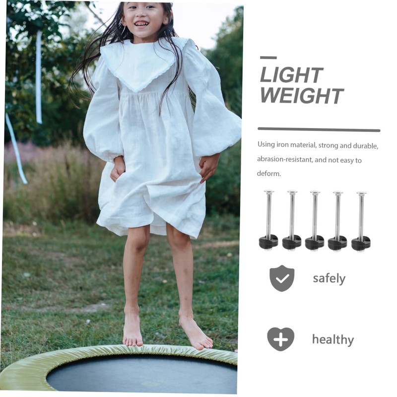 Kisangel Trampoline Parts Kit 10 Sets High-Class Design Screws Fixed