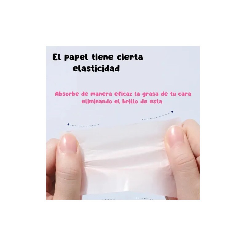 Papel Absorbente Facial Universo en Linea Té Verde Anti Brillo