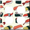 Double Duplex Outlet Cover Wall Plate - Sushipattern