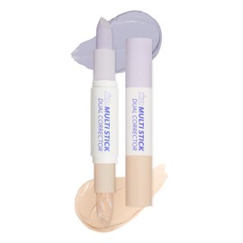 【 アイムミミ/i’m meme 公式店 】韓国コスメ コントロールカラー コンシーラー スティック 化粧下地 色ムラ補正 ピンク ラベンダー グリーン 下地 アイムマルチスティックデュアルコレクター (パールラベンダー, 1)