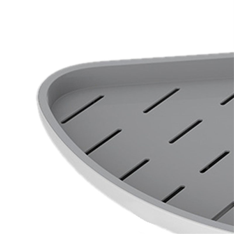 Triangle Bathroom Corner Rack Waterproof Ventilated Plastic Wall Mounted Shelf